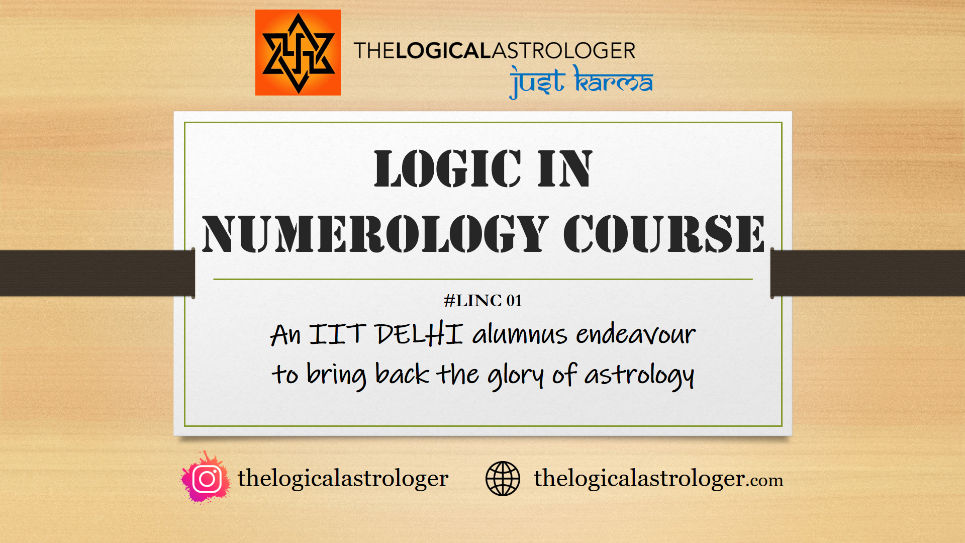 LOGIC IN NUMEROLOGY COURSE